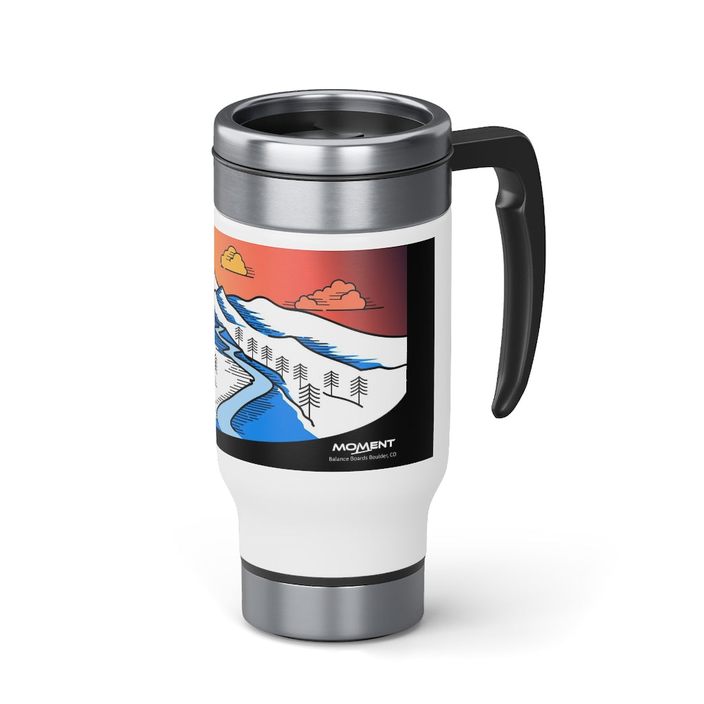 Moment Stainless Steel Travel Mug with Handle, 14oz